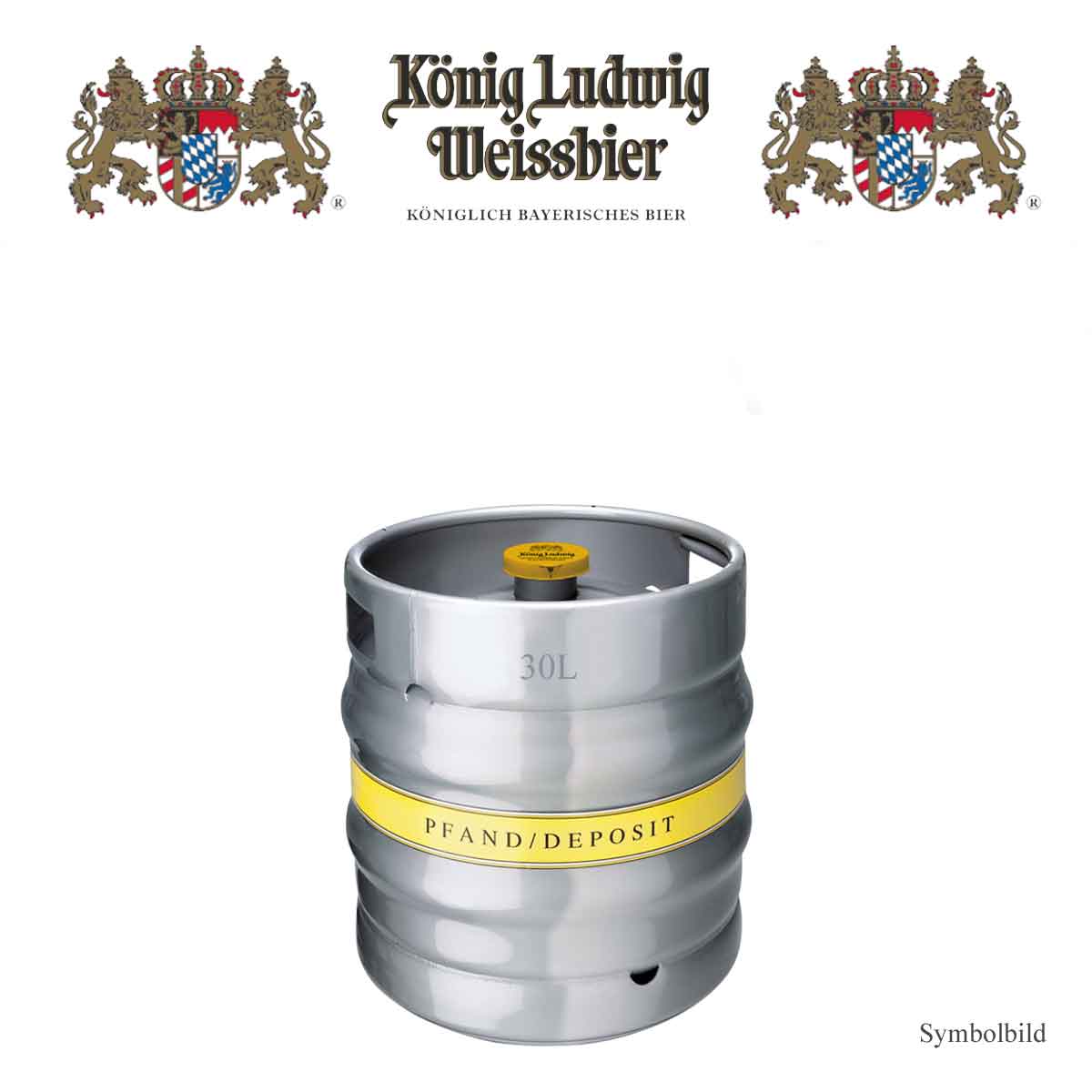 König Ludwig Weissbier Naturtrüb Fass