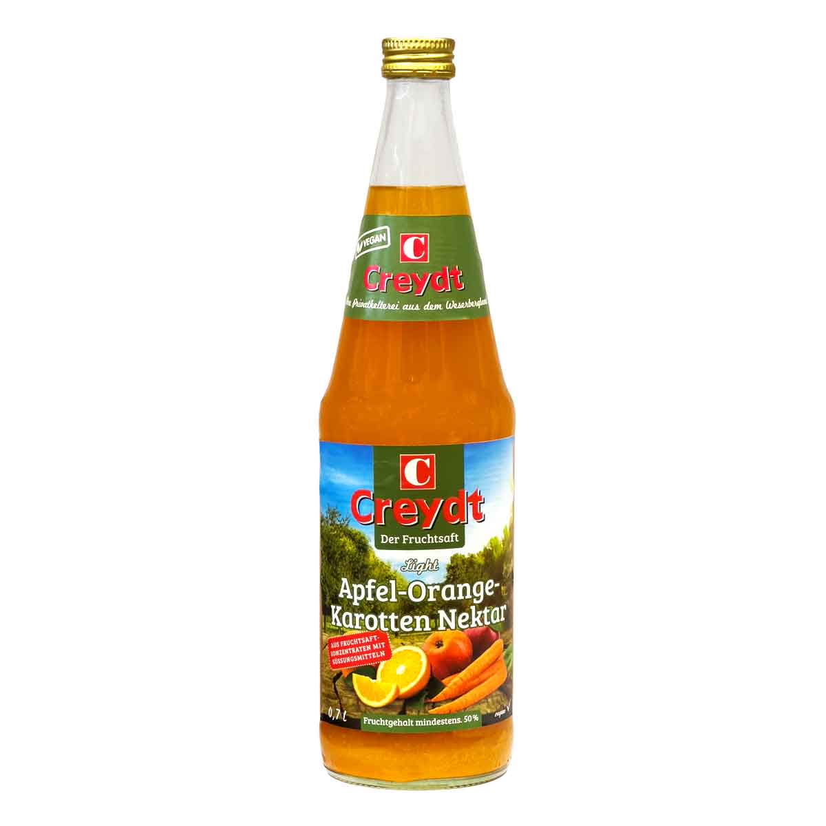 Creydt Apfel-Orange-Karotte Nektar light