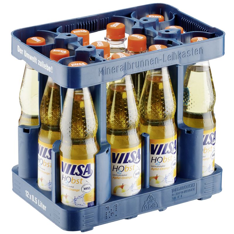 Vilsa H2Obst Apfel-Orange PET