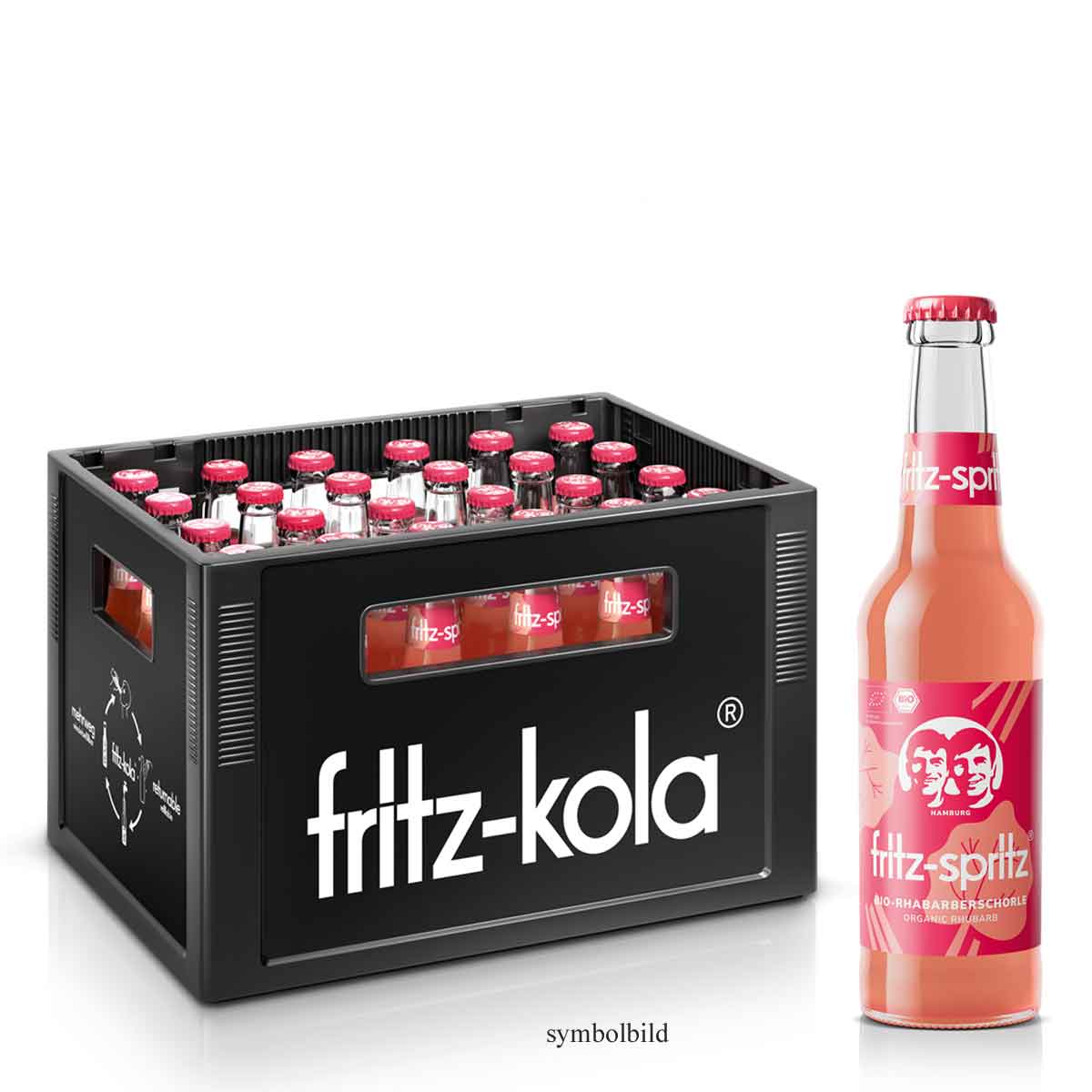fritz-spritz bio-rhabarbersaftschorle