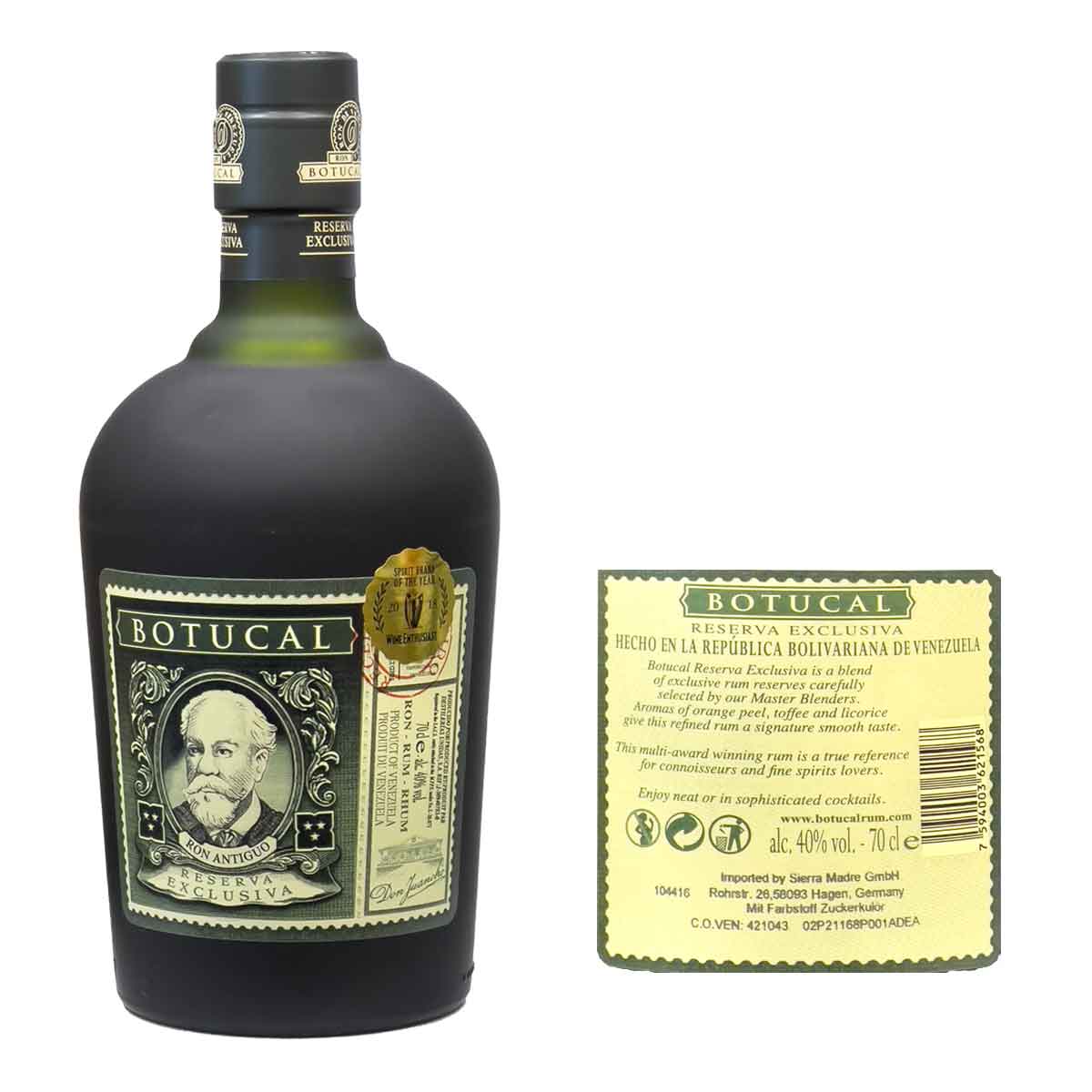Botucal Reserva Exclusiva Rum 40 %